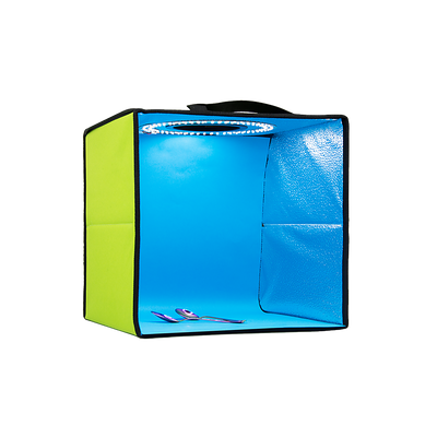 Dealsmate 12'' LED Light Room Photo Studio Photography Lighting Tent Kit Backdrop Cube Box