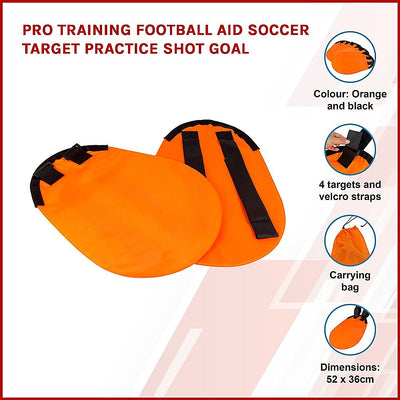 Dealsmate Pro Training Football AID Soccer Target Practice Shot Goal