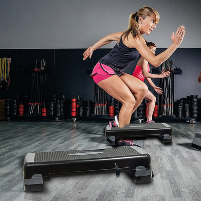 Dealsmate Adjustable Aerobic Step Gym Exercise Fitness Workout