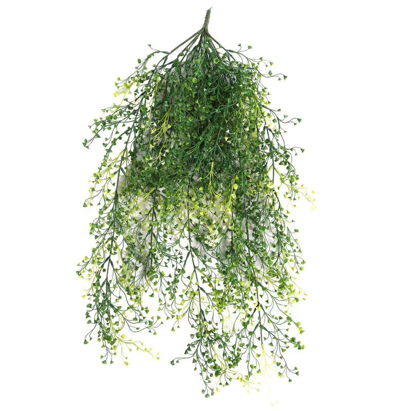 Dealsmate Artificial Hanging Plant (Mixed Green String of Pearls) UV Resistant 90cm