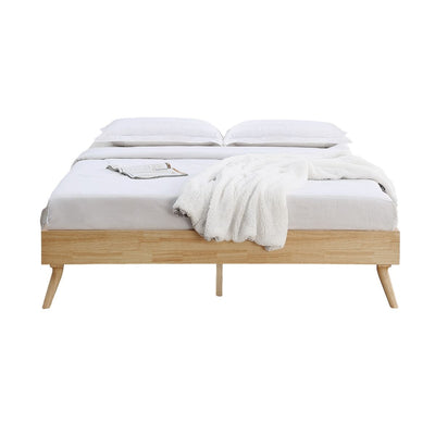 Dealsmate Natural Oak Ensemble Bed Frame Wooden Slat King