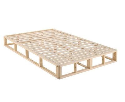 Dealsmate Kurt Wooden Platform Bed Frame Base Double