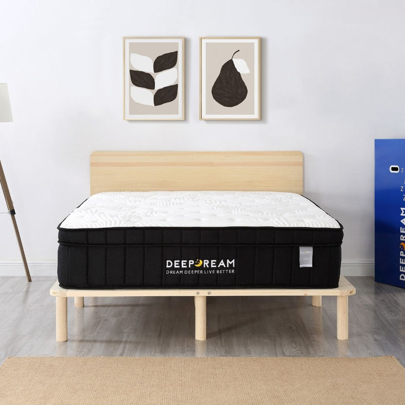 Dealsmate Charcoal Infused Super Firm Pocket Mattress Double
