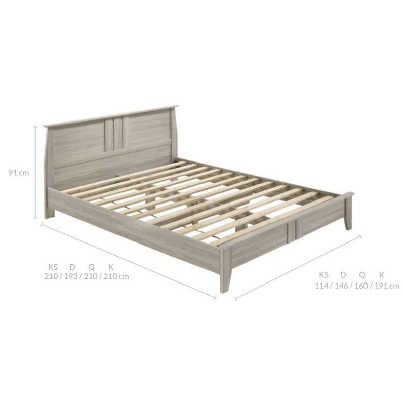 Dealsmate Double Wooden Bed Frame Base