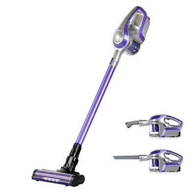 Dealsmate Devanti Cordless 150W Handstick Vacuum Cleaner - Purple and Grey