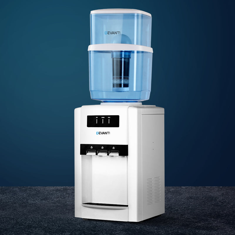 Dealsmate Devanti Water Cooler Dispenser Bench Top 22L