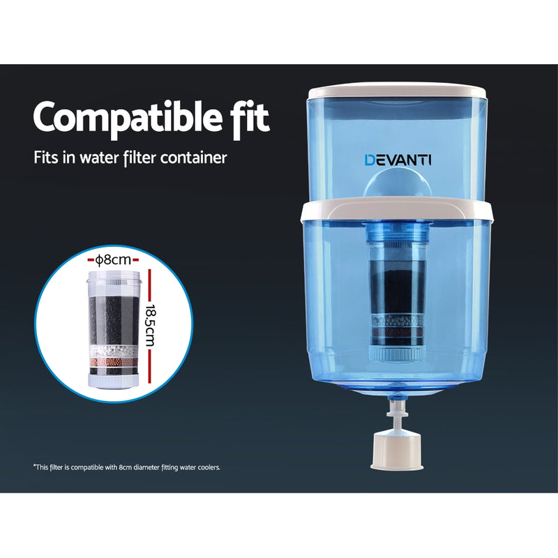Dealsmate 6-Stage Water Cooler Dispenser Filter Purifier System Ceramic Carbon Mineral Cartridge