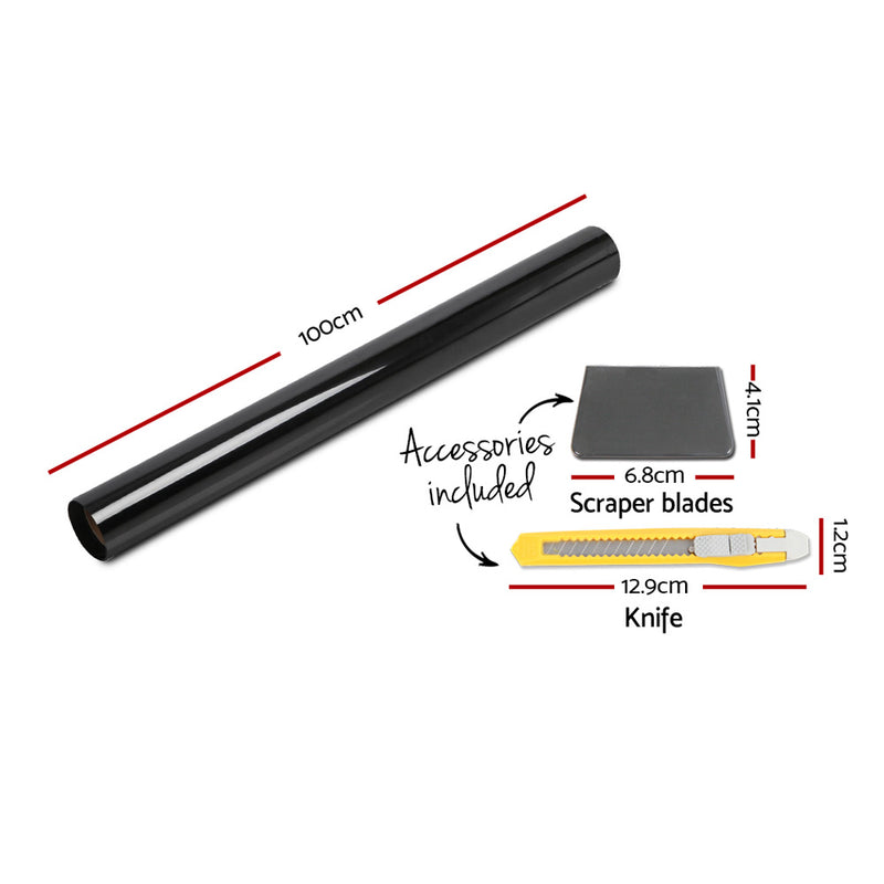 Dealsmate  Window Tint Film Black Commercial Car Auto House Glass 100cm*30m VLT 35%