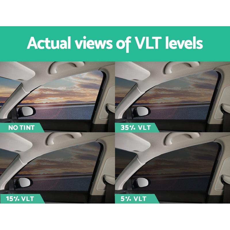 Dealsmate  Window Tint Film Black Commercial Car Auto House Glass 76cm X 7m VLT 5%