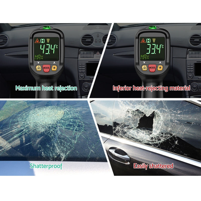 Dealsmate  Window Tint Film Black Commercial Car Auto House Glass 76cm X 7m VLT 5%