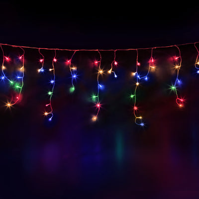Dealsmate  800 LED Christmas Icicle Lights Mutlicolour