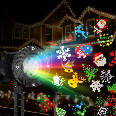Dealsmate  Pattern LED Laser Landscape Projector Light Lamp Christmas Party