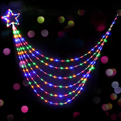 Dealsmate  3M Christmas Curtain Fairy Lights String 200 LED Party Wedding