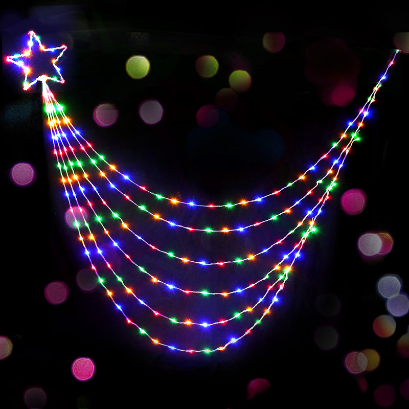 Dealsmate  3M Christmas Curtain Fairy Lights String 200 LED Party Wedding