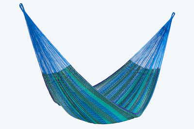 Dealsmate Mayan Legacy Single Size Cotton Mexican Hammock in Caribe Colour
