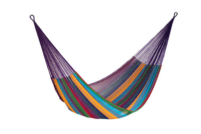 Dealsmate Mayan Legacy Jumbo Size Cotton Mexican Hammock in Colorina Colour