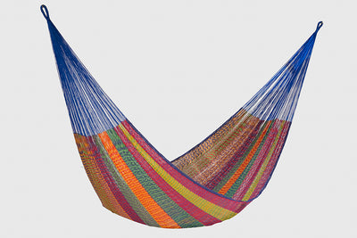 Dealsmate Mayan Legacy King Size Cotton Mexican Hammock in Mexicana Colour