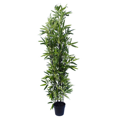 Dealsmate Artificial Bamboo Black Bamboo 180cm Real Touch Leaves