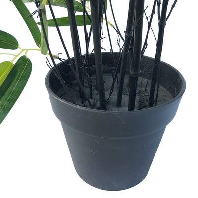 Dealsmate Artificial Bamboo Black Bamboo 180cm Real Touch Leaves