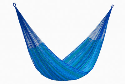 Dealsmate Mayan Legacy King Plus Size Nylon Mexican Hammock in Caribe Colour