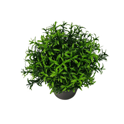 Dealsmate Small Potted Artificial Bright Rosemary Herb Plant UV Resistant 20cm