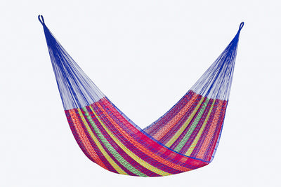 Dealsmate Mayan Legacy Queen Size Super Nylon Mexican Hammock in Mexicana Colour
