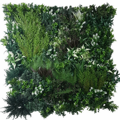 Dealsmate White Lush Lavender Field Vertical Garden / Green Wall UV Resistant 90cm x 90cm